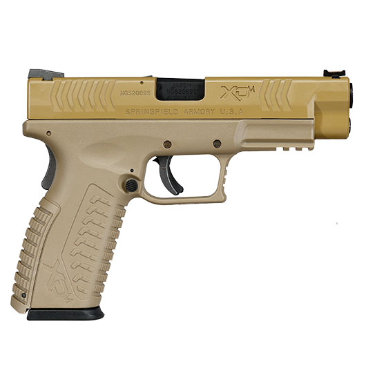 Wei-ETech Springfield Armory XDM 4.5 mit Metallschlitten GBB 6mm BB Flat Dark Earth Bild 5