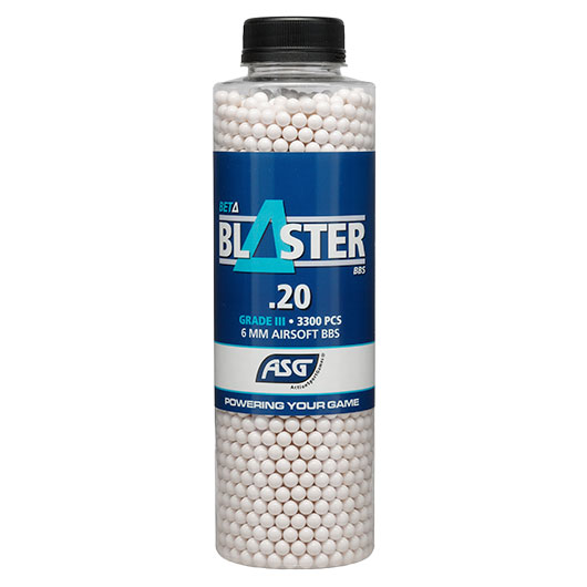 ASG Beta Blaster Grade III Precision BBs 0,20g 3.300er Flasche weiss