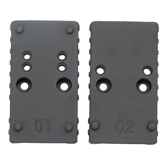 Cybergun / AWC CNC Aluminium RMR / Docter Direkthalterung f. AWC CANiK TP9 / SFX GBB Pistolen schwarz Bild 2