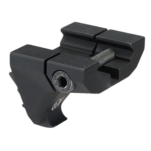 5KU Aluminium Rear Hook Hand Stop f�r 20 - 22mm Schienen schwarz Bild 2