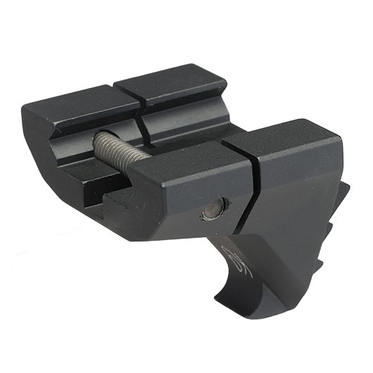 5KU Aluminium Rear Hook Hand Stop f�r 20 - 22mm Schienen schwarz Bild 3