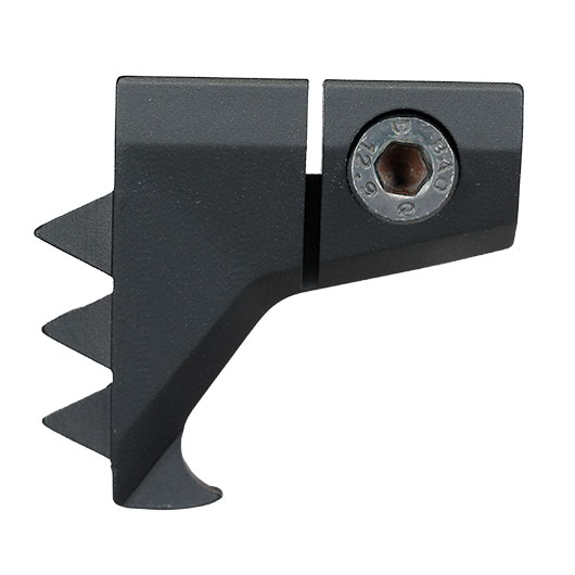5KU Aluminium Rear Hook Hand Stop f�r 20 - 22mm Schienen schwarz Bild 4
