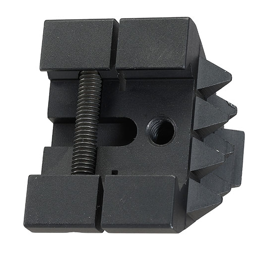 5KU Aluminium Rear Hook Hand Stop f�r 20 - 22mm Schienen schwarz Bild 6