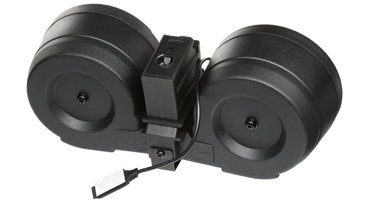 SRC G36 C-Mag Trommelmagazin 2300 Schuss schwarz elektrisch