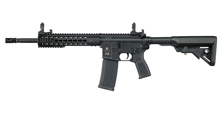 Evolution Airsoft M4 Recon S 14.5 Zoll Carbontech AEG 6mm BB schwarz Bild 1