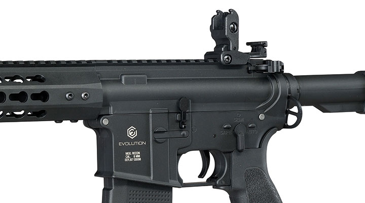 Evolution Airsoft M4 Recon S 10 Amplified Carbontech AEG 6mm BB schwarz Bild 8
