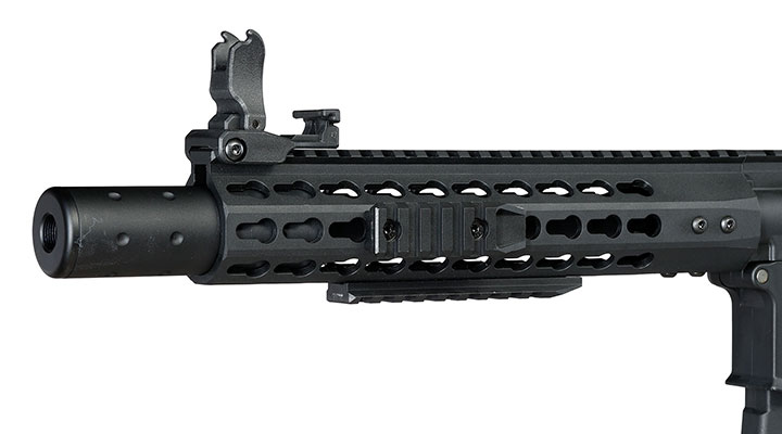 Evolution Airsoft M4 Recon S 10 Silent Ops Carbontech AEG 6mm BB schwarz Bild 7