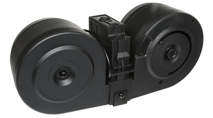 SRC G36 C-Mag Trommelmagazin 2300 Schuss schwarz elektrisch Bild 1