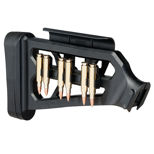G&G LevAR Skelettschaft - Fixed Stock mit Wangenauflage und Deko-Patronen schwarz Bild 1