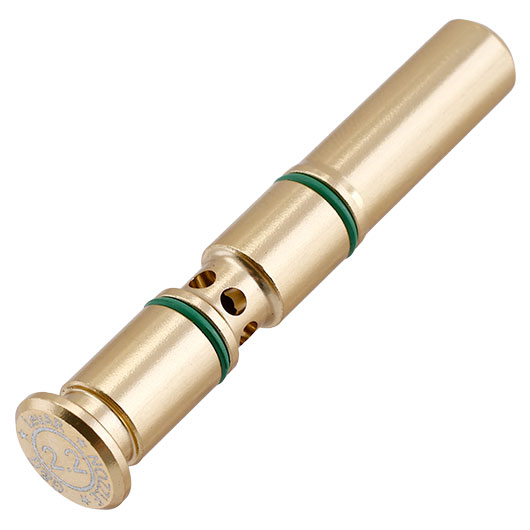 G&G Drop-In Messing Nozzle 2.2 mm goldfarben f. G&G LevAR GBB Rifle Serie Bild 1