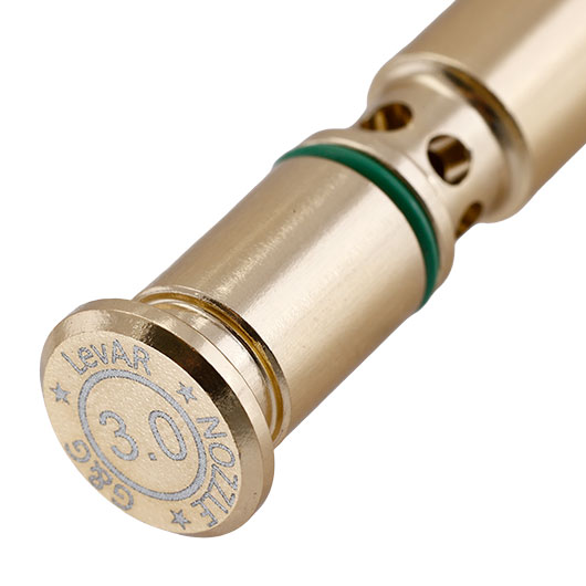 G&G Drop-In Messing Nozzle 3.0 mm goldfarben f. G&G LevAR GBB Rifle Serie Bild 2