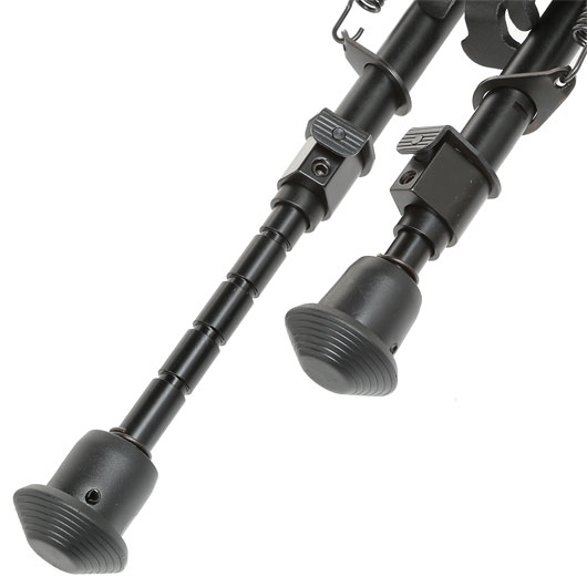 SRC Tactical Zweibein mit 21mm / Sniper / M4 Handguard Halterung - Gummife schwarz Bild 4