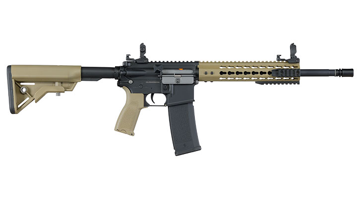 Evolution Airsoft M4 Recon S 14.5 Zoll Carbontech AEG 6mm BB Black 'n' Tan Bild 3