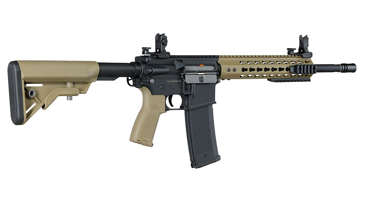 Evolution Airsoft M4 Recon S 14.5 Zoll Carbontech AEG 6mm BB Black 'n' Tan Bild 4