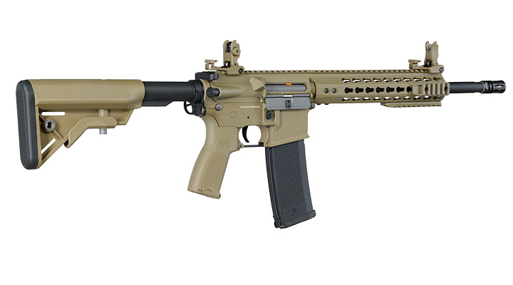 Evolution Airsoft M4 Recon S 14.5 Zoll Carbontech AEG 6mm BB tan Bild 4