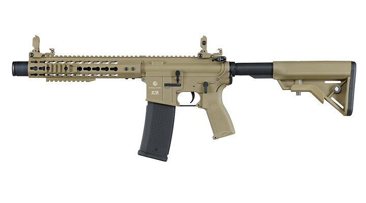 Evolution Airsoft M4 Recon S 10 Amplified Carbontech AEG 6mm BB tan Bild 1