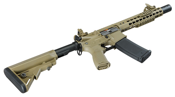 Evolution Airsoft M4 Recon S 10 Silent Ops Carbontech AEG 6mm BB tan Bild 6