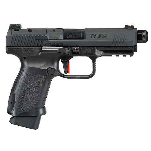 Cybergun / AWC CANiK TP9 Elite Combat mit Metallschlitten GBB 6mm BB schwarz - CNC-Version Bild 5