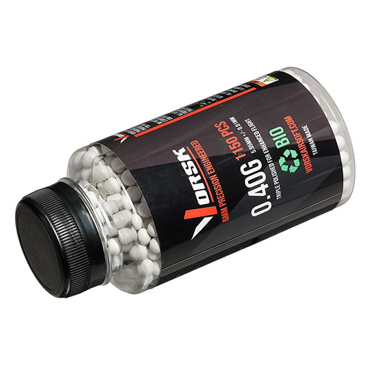 Vorsk Bio Triple Polished QC BBs 0,40g 1.150er Flasche weiss Bild 4