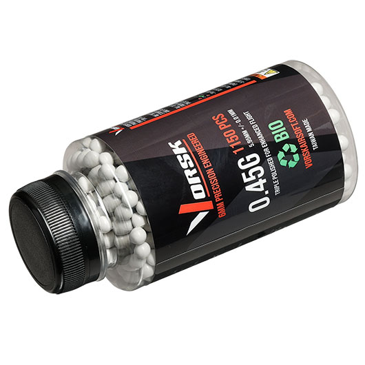 Vorsk Bio Triple Polished QC BBs 0,45g 1.150er Flasche weiss Bild 4
