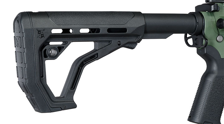 Delta Armory M4 AR15 Charlie M-LOK 8 Zoll Eagle ETU Mosfet S-AEG 6mm BB oliv Bild 10