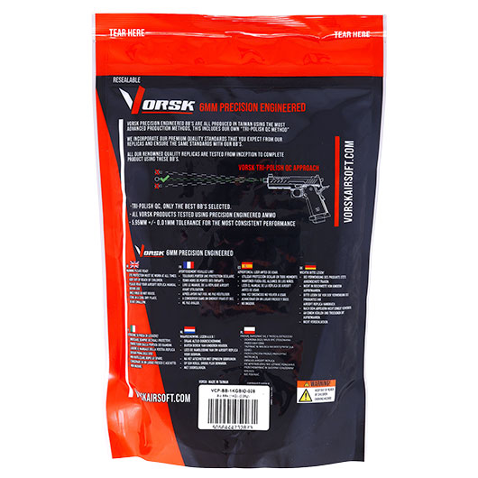 Vorsk Bio Triple Polished QC BBs 0,28g 3.750er / 1 kg Beutel hellgrau Bild 1