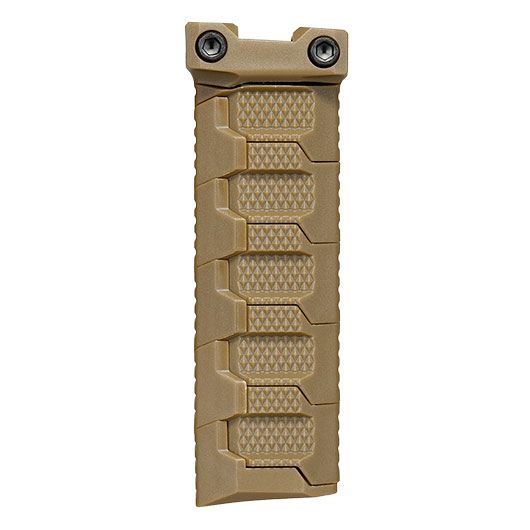WoSport Stacked Modular Grip Frontgriff f. 20 - 22 mm Schienen tan Bild 4