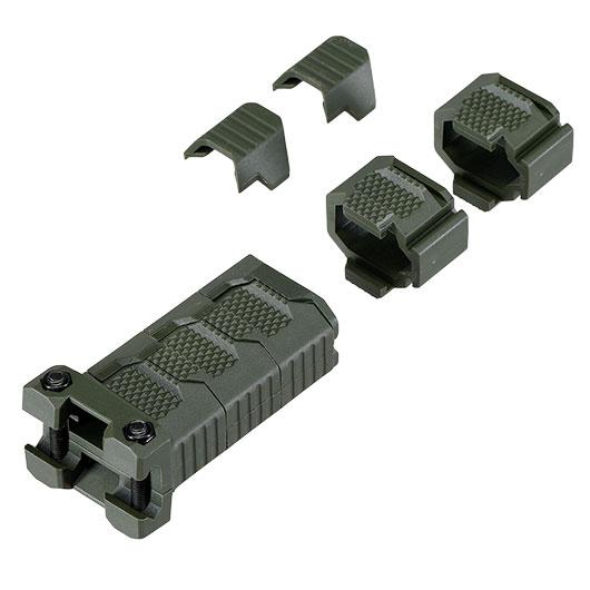 WoSport Stacked Modular Grip Frontgriff f. 20 - 22 mm Schienen oliv