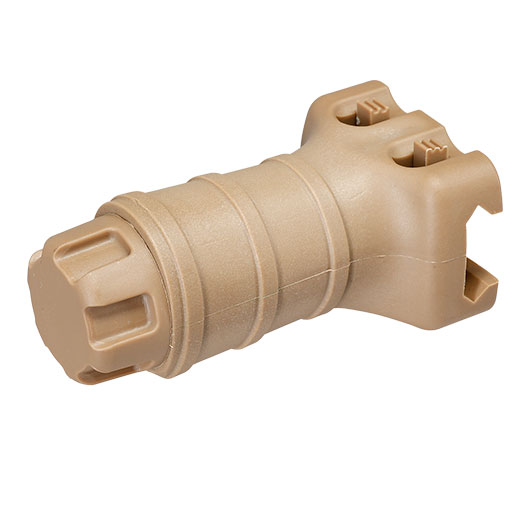 Double Bell TD-Style Stubby Frontgriff f. 20 - 22 mm Schienen tan Bild 6
