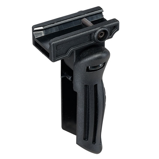 Double Bell Folding Vertical Frontgriff f. 20 - 22 mm Schienen schwarz Bild 2