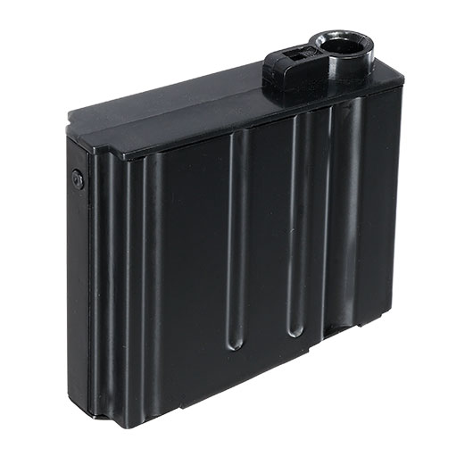 Double Bell SR25 Stahlblech-Magazin Low-Cap 50 Schuss Short-Type schwarz Bild 1