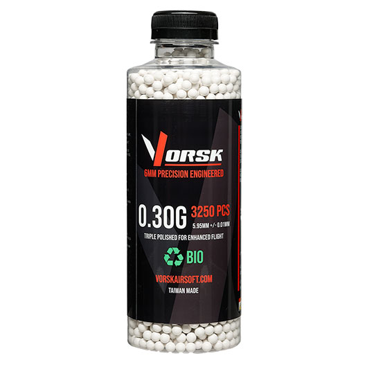 Vorsk Bio Triple Polished QC BBs 0,30g 3.250er Flasche weiss