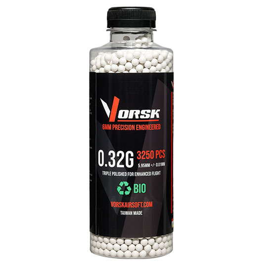 Vorsk Bio Triple Polished QC BBs 0,32g 3.250er Flasche weiss