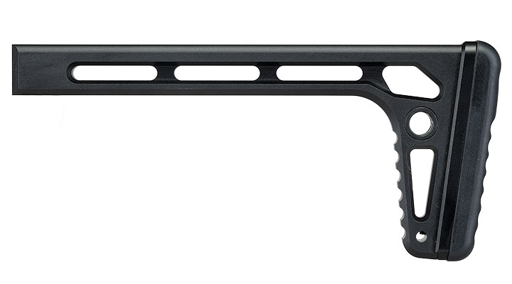 5KU Aluminium Minimalist Skeleton Klappschaft f. 20 - 22 mm Schienen schwarz Bild 1