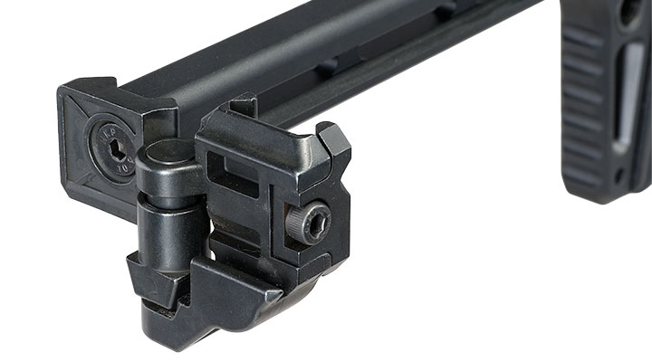 5KU Aluminium Minimalist Skeleton Klappschaft f. 20 - 22 mm Schienen schwarz Bild 7
