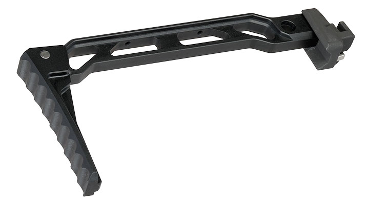 5KU Aluminium Curved Skeleton Klappschaft f. AK-Gewehre mit Klappschaftaufnahme schwarz Bild 4