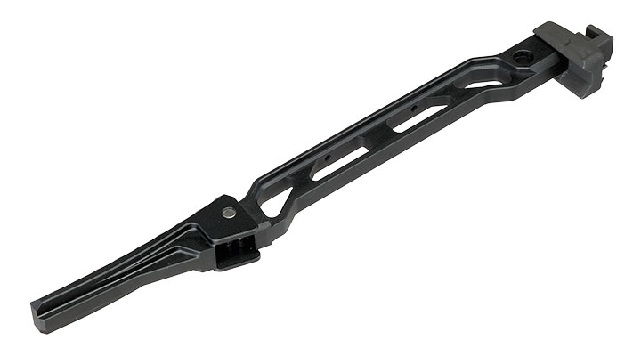 5KU Aluminium Curved Skeleton Klappschaft f. AK-Gewehre mit Klappschaftaufnahme schwarz Bild 5