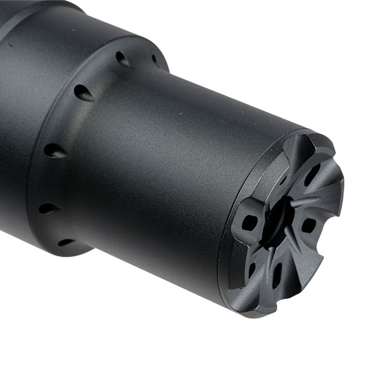 5KU Tactical SF 9x19 CNC Aluminium Flash-Hider 14mm- schwarz Bild 6