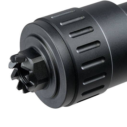 5KU Tactical SF 9x19 CNC Aluminium Flash-Hider 14mm- schwarz Bild 7