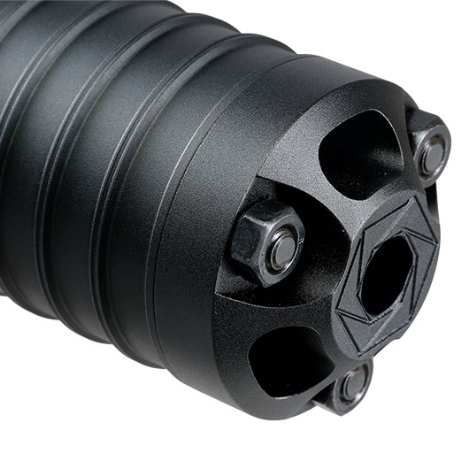 5KU DTKP Type 2 Hexagon Aluminium AK Suppressor 24mm+ schwarz Bild 6