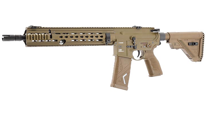 Heckler & Koch G95K Airsoft Vollmetall ETU / MosFet S-AEG 6mm BB gr�nbraun