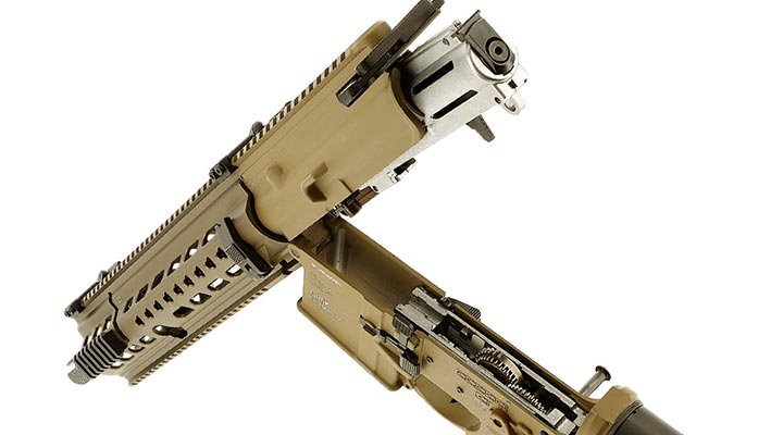 Heckler & Koch G95K Airsoft Vollmetall ETU / MosFet S-AEG 6mm BB gr�nbraun Bild 11
