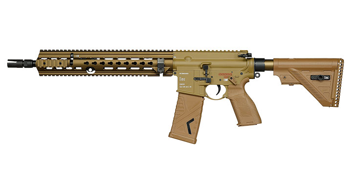 Heckler & Koch G95K Airsoft Vollmetall ETU / MosFet S-AEG 6mm BB gr�nbraun Bild 2