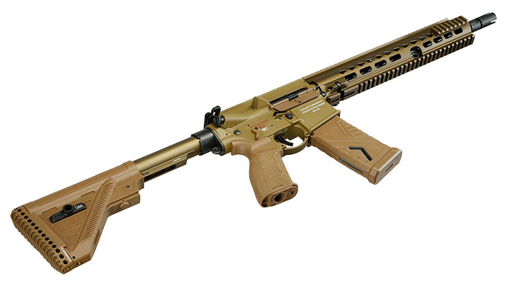 Heckler & Koch G95K Airsoft Vollmetall ETU / MosFet S-AEG 6mm BB gr�nbraun Bild 6