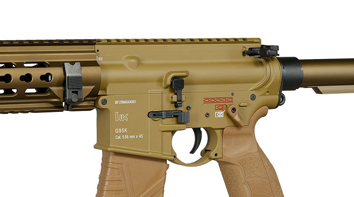 Heckler & Koch G95K Airsoft Vollmetall ETU / MosFet S-AEG 6mm BB gr�nbraun Bild 8