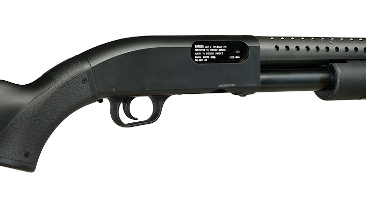 D.E. M500 Combat Shotgun Fixed Stock Version Springer 6mm BB schwarz Bild 8
