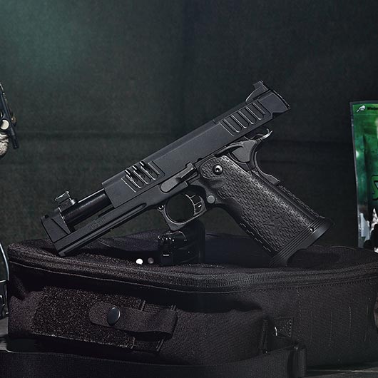 EMG Staccato 2011 XC Comp Vollmetall VIP Grip GBB 6mm BB schwarz Bild 1