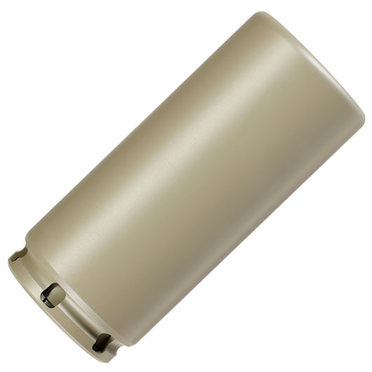 VFC QDC Style Aluminium Suppressor Quick Detach mit 3 Prong Stahl Flash-Hider 14mm- tan Bild 5