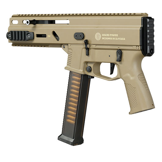 Delta Armory Grand Power Stribog SP10A3 Charlie Eagle ETU Mosfet S-AEG 6mm BB Full tan - Upgraded Version Bild 9