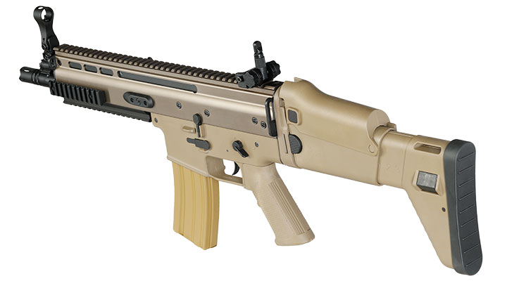 Double Bell Socom-L / MK16 Mod 0 Professional Line S-AEG 6 mm BB tan Bild 11